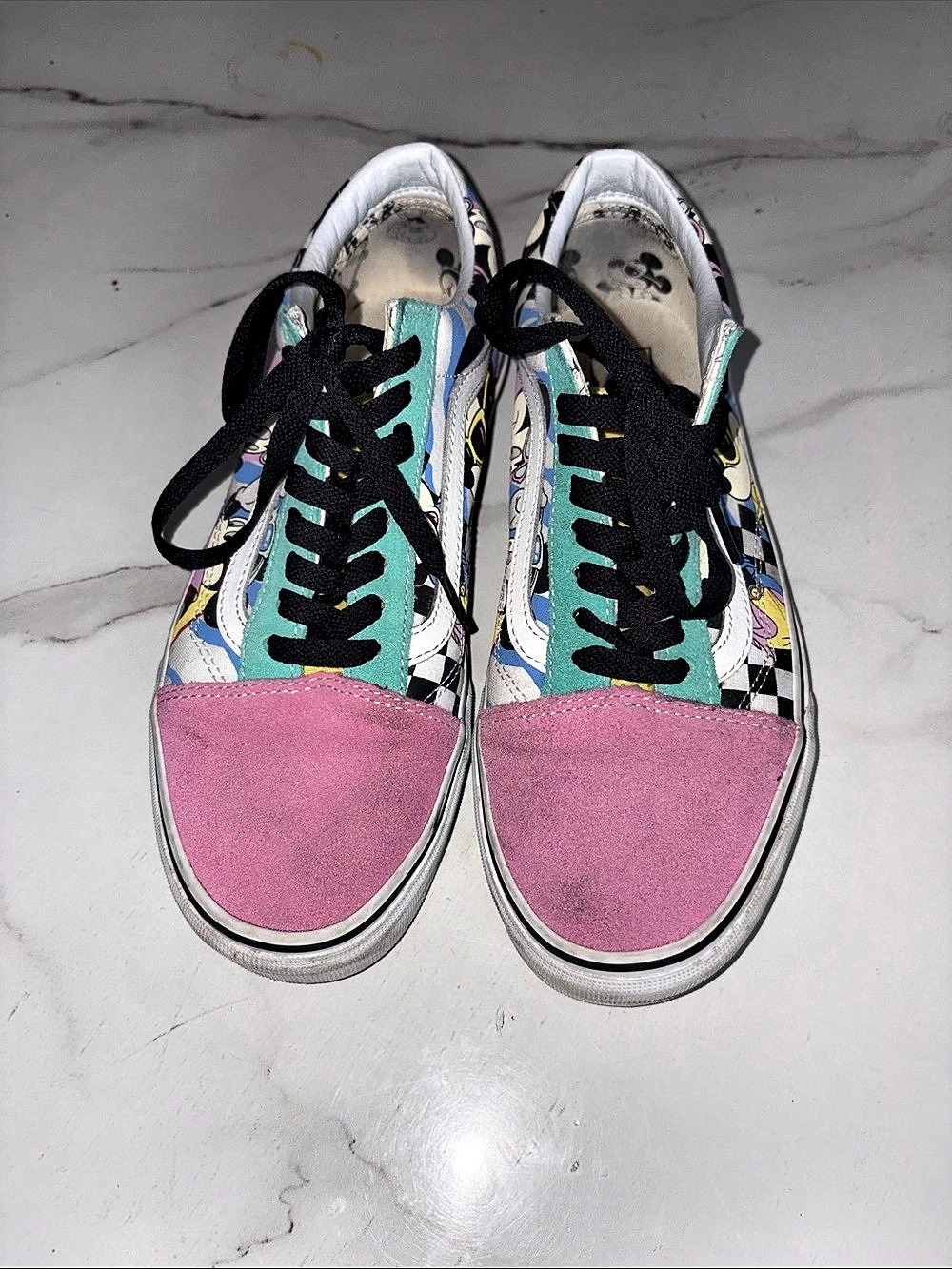 Vans Disney x Vans Old Skool '80s Mickey Sneakers Pink & Multicolor US 8